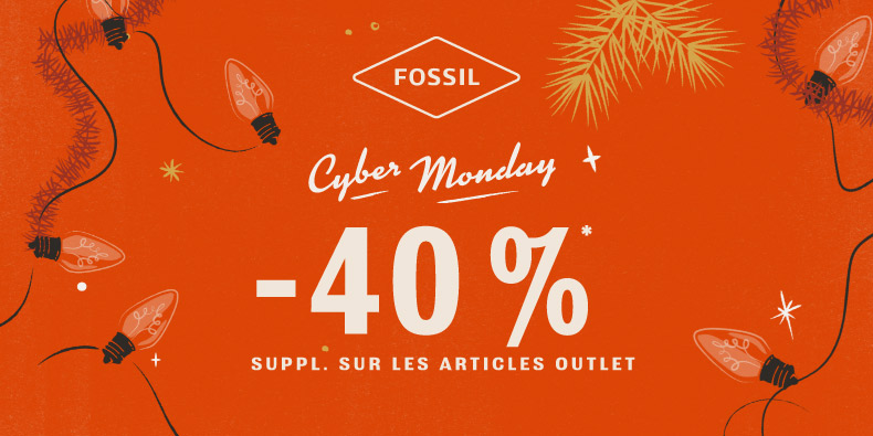 C’est le Cyber Monday chez FOSSIL