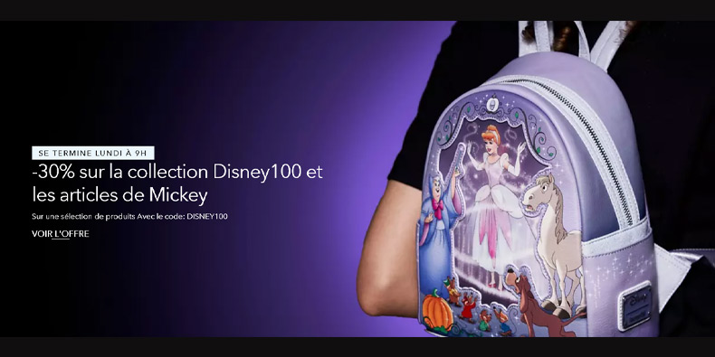 [shopDisney] -30% sur la collection Disney100 et les articles Mickey