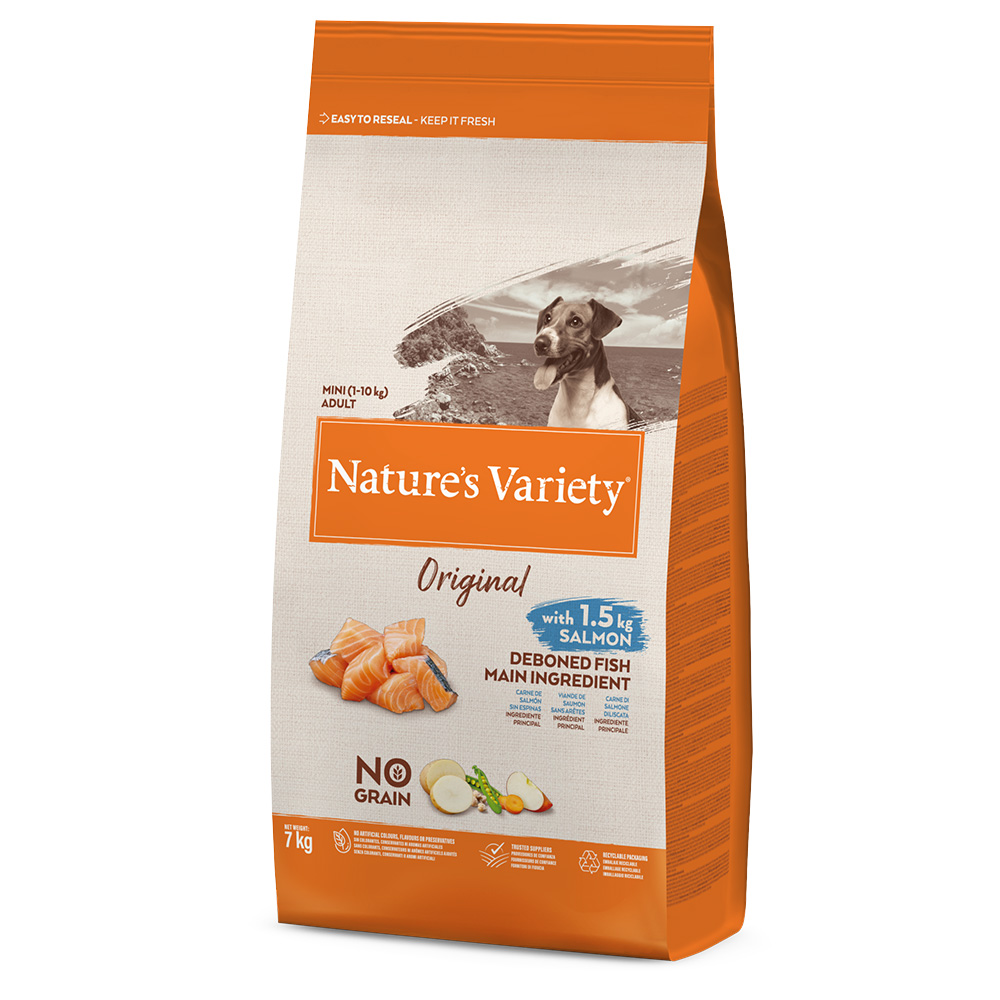 2x7kg Nature's Variety Original No Grain Mini Adult saum
