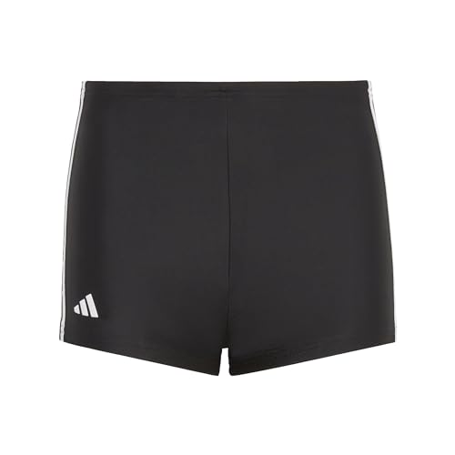 adidas 3S Boxer Swimsuit, Black/White, 9-10 Ans Boys
