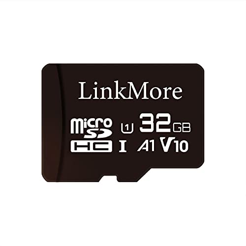 LinkMore Carte 32 Go Micro SDHC V11, A1, UHS-I, U1, V10, Com