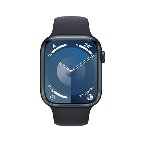 Apple Watch Series 9 (45 mm GPS) Smartwatch avec boîtier Alu
