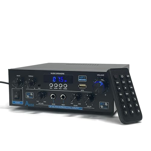 Amplificateur Bluetooth 5.0 Audio, Stéréo Audio Récepteur Am