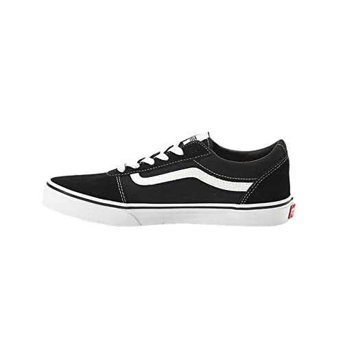 Vans Mixte Enfant Ward Shoes, Suede Canvas Black White, 32 E
