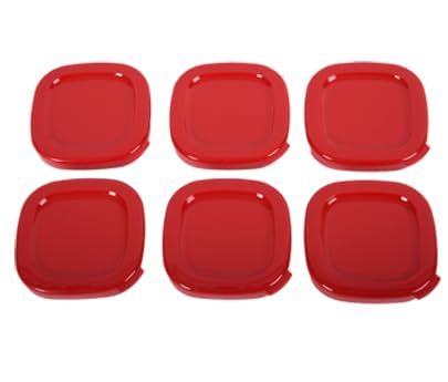 Couvercles (x6) Pots Yaourt rouge Multi délices (SS-15300006