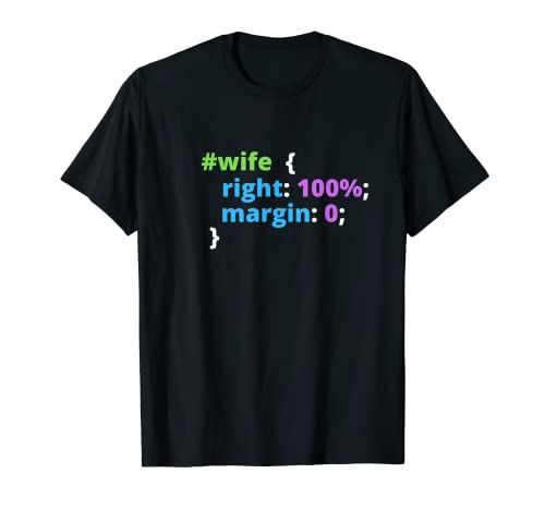 Programmateur CSS HTML avec inscription « Wife Is Always Rig