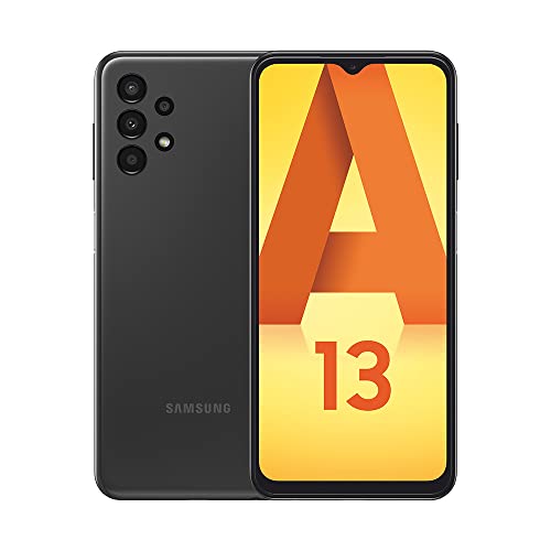 Samsung Galaxy A13, Téléphone Mobile 4G 64Go Noir, Carte SIM