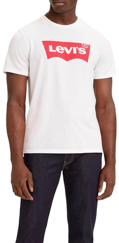 Levis Graphic Set-In Neck T-Shirt Homme, White, M