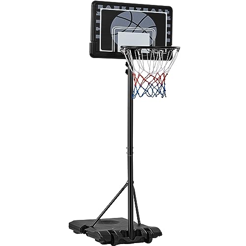 Yaheetech Panier de Basket Extérieur Portable Réglable en Ha