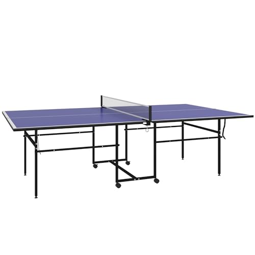 SPORTNOW Table de Tennis de Table ping-Pong Pliable compacte