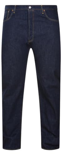 Levis 501 Original Fit Big & Tall Jeans, Onewash, 40W / 32L 