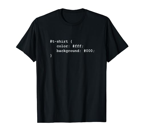 Web Developer Funny T-shirt CSS, JavaScript et HTML T-Shirt