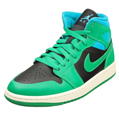 Nike - Air Jordan 1 Mid - BQ6472033 - Couleur: Vert-Bleu - P