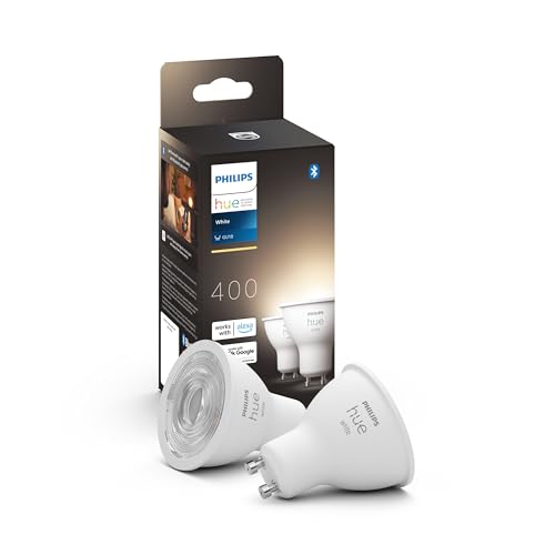 Philips Hue White, ampoules LED Connectées GU10, Compatible 