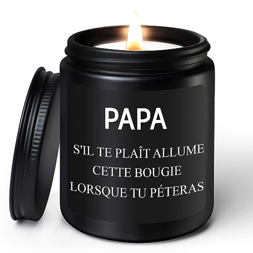 Idees Cadeau Papa Anniversaire Homme Pere Original - Bougie 