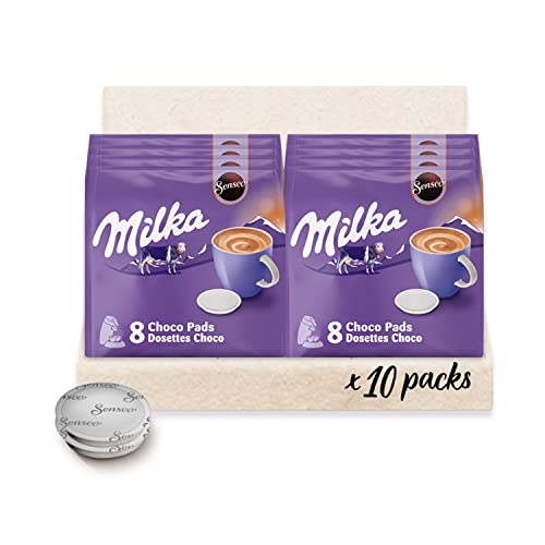 Senseo Senseo Milka Chocolat 80 Dosettes (lot de 10 x 8), Vi