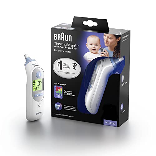 Braun Thermomètre Auriculaire ThermoScan 7 Âge Précision, Si
