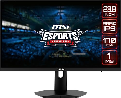 MSI G244F Écran PC Gaming 23.8 Full HD - Dalle Rapid IPS 192