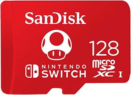 SanDisk 128 Go, microSDXC, USH-I Carte, pour les consoles Ni