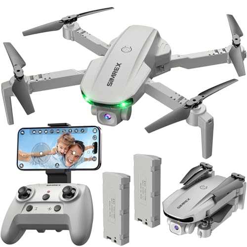 SIMREX X800 Mini Drone avec Caméra 1080P HD FPV, Quadcopter 