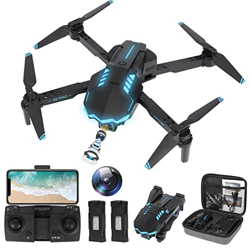 ZWOOS Drone avec Caméra 1080P, Transmission FPV, Quadricoptè