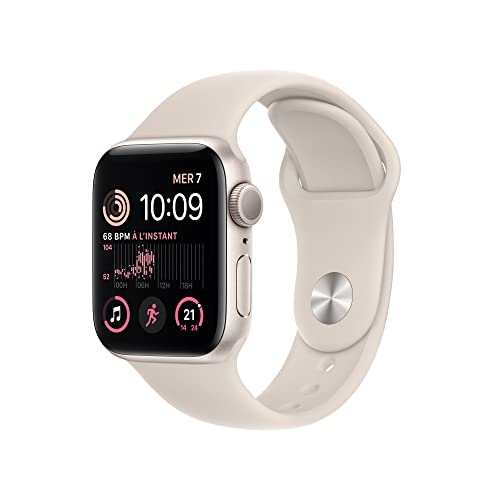 Apple Watch SE (2ᵉ génération) (GPS, 40mm) Montre connectée 