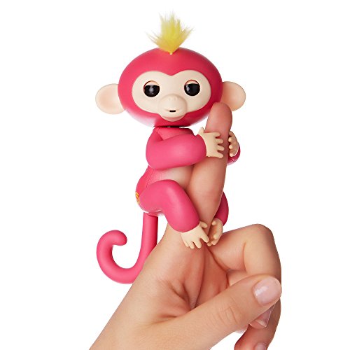 Fingerlings ouistiti rose bébé singe interactif de 12cm