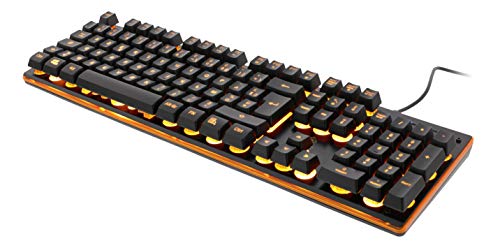 DELTACO GAMING - Clavier Gamer Compact (AZERTY) 105 Touche à
