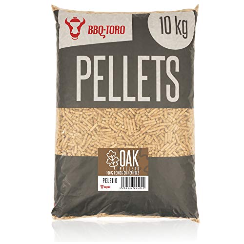 BBQ-TORO Oak Pellets en Bois de chêne 100% | 10 kg | Pellets