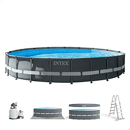 Intex kit piscine ultra xtr ronde tubulaire (ø)6,10 x (h)1,2