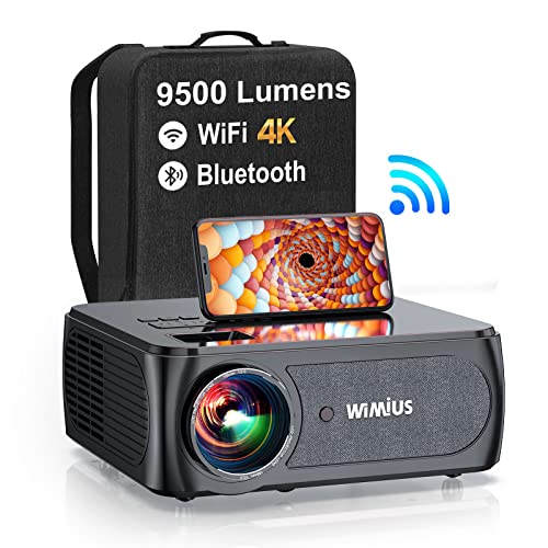 Vidéoprojecteur 5G WiFi Bluetooth, 9500 Lumens Full HD 1080P