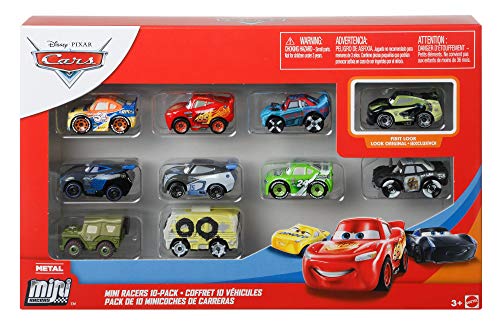 Disney Pixar Cars mini-véhicules, coffret 10 petites voiture