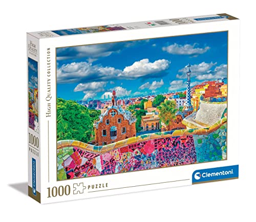 Clementoni - Park Güell - Barcelone - Puzzle de 1000 Pièces 