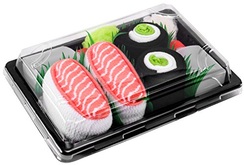 Sushi Socks Box - 2 paires de Sushi CHAUSSETTES en Coton: Sa