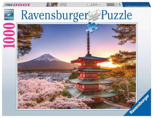 Ravensburger - Puzzle 1000 pièces - Cerisiers en fleurs du M