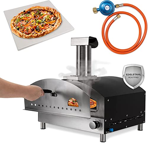 Heidenfeld Venezia Four à pizza à gaz - Four à gaz - 500°C -
