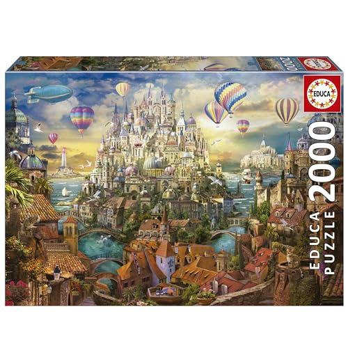 Educa - Puzzle de 2000 pièces pour Adultes | City of Dreams.